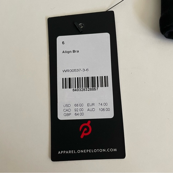lululemon Peloton Align Reversible Bra Nulu Black Size 6 NWT - Picture 8 of 13